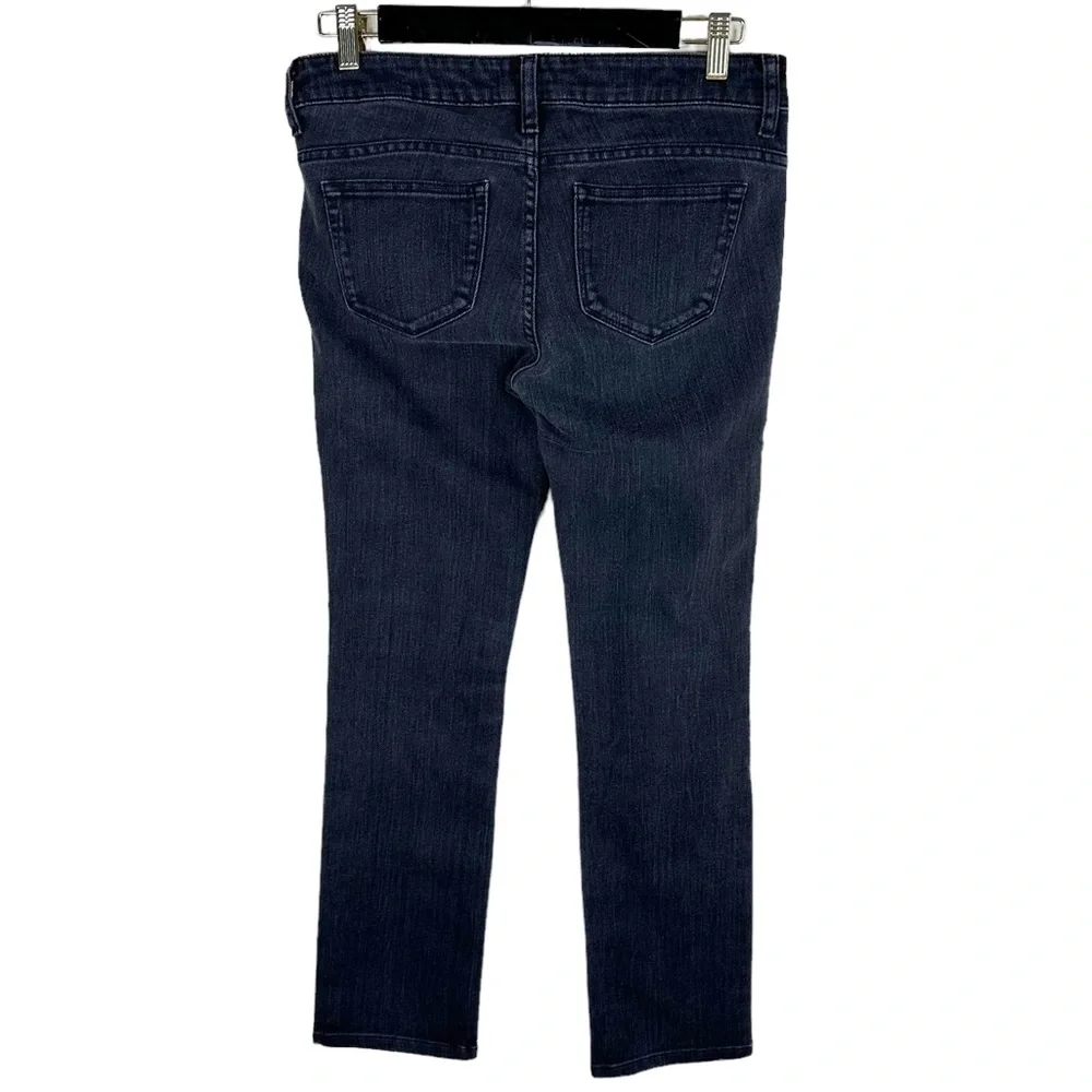 Uniqlo Black Skinny Fit Straight Mid Rise Jeans